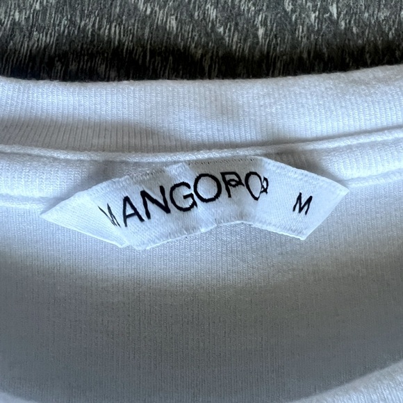 MANGOPOP Women's Round Neck Short Sleeve T Shirts Basic stretch Bodysuit M - Picture 8 of 9